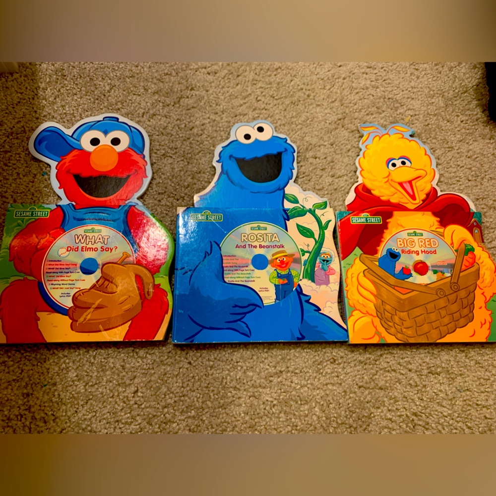 Sesame Street Books with DVD